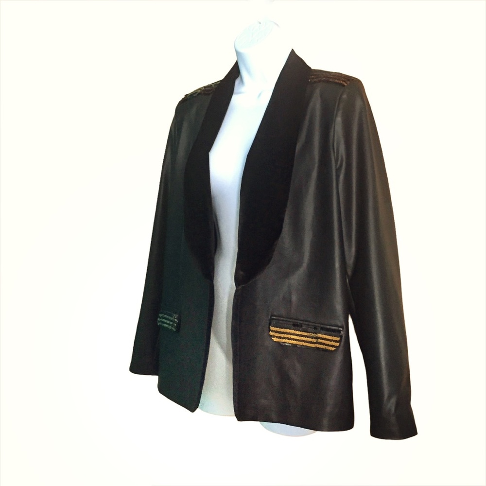 Tasha Polizzi Tuxedo Jacket w/Sequins